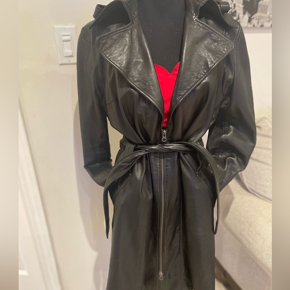 REAL LEATHER vera pelle jacket/dress - Picture 2 of 13